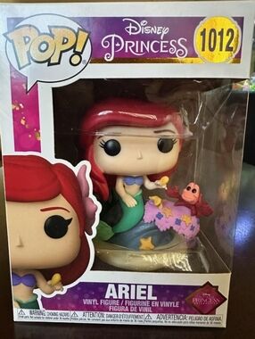 Funko Ariel Pop! Figure - Red Hair, Green Tail, Purple Top